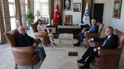 Başkan Ünlüce Rektörlere Ziyarette Bulundu